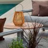 Solar Powered Outdoor Rattan Lantern for garden, patio, Frontdoor, walkway