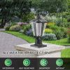 Solar Column Headlights With Dimmable LED(2 pack)