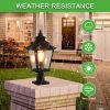 Outdoor Glass Column Headlights(2pack)