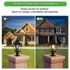 Outdoor Glass Column Headlights(2pack)