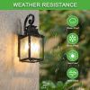 Large Outdoor Wall Lamps With Glass(2pack)