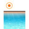 Rectangular Pool Cover 216 x 108 inch PE Blue