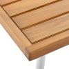 K&K 4-Piece Boho Rope Patio Furniture Set, Outdoor Furniture with Acacia Wood Table