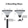 Solar Street Lamp Cap with Base
