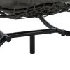 2 Persons Egg Chair with Stand Indoor Outdoor Swing Chair Patio Wicker Hanging Egg Chair Hanging Basket Chair with Stand for Bedroom Living Room Balco