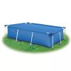 Rectangular Pool Cover 216 x 108 inch PE Blue