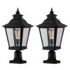 Outdoor Glass Column Headlights(2pack)