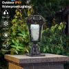Retro Solar Lights With Dimmable LED 1 pack