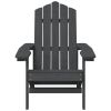 Patio Adirondack Chair HDPE Anthracite