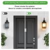 Large Outdoor Wall Lamps With Glass(2pack)