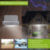 Solar Wall Lights Outdoor 16LEDs Stair Lamps 120¬∞ Motion Sensor 180¬∞Lighting Garden Lights IP65 Waterproof Night Lamps
